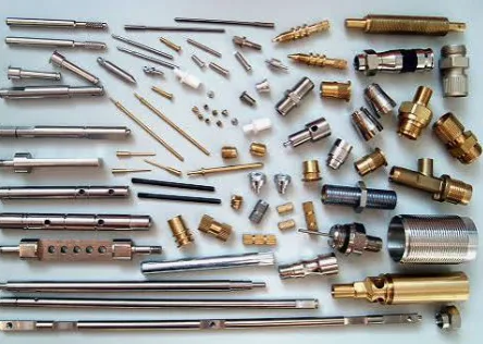 Brass and steel pins, fittings and tubes made at our shop